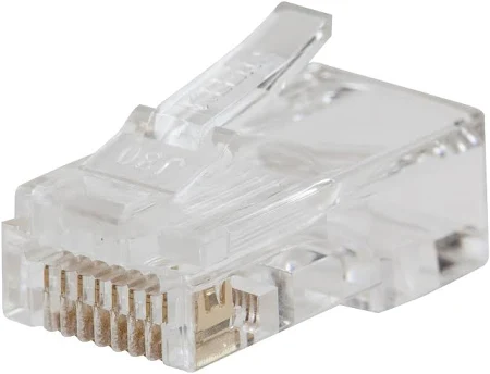 RJ-45 connector with no wires.